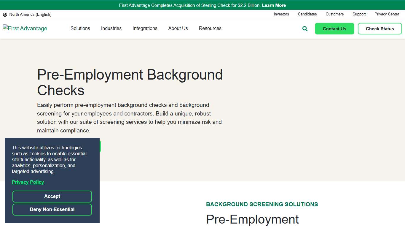 Employment Background Checks & Screenings | First Advantage